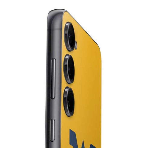 West Virginia University WV Yello split Galaxy S25 Skin